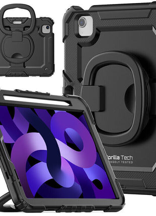 Étui Gorilla Tech Armour Noir Pour iPad 10.9" Air 4 (2020)/Air 5 (2022)