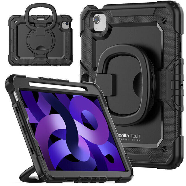 Étui Gorilla Tech Armour Noir Pour iPad 10.9" Air 4 (2020)/Air 5 (2022)