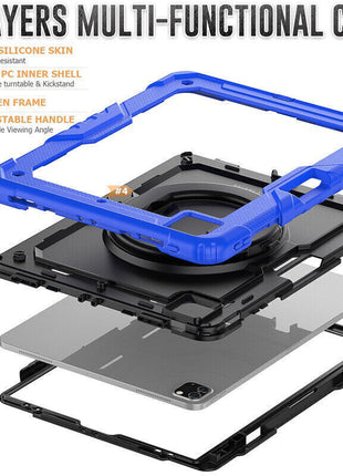 Étui Gorilla Tech Armour Bleu Pour iPad Pro 11" (2022/2021/2020/2018)