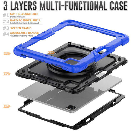 Étui Gorilla Tech Armour Bleu Pour iPad Pro 11" (2022/2021/2020/2018)