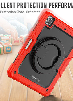 Étui Gorilla Tech Armour Rouge Pour iPad 10.9" Air 4 (2020)/Air 5 (2022)