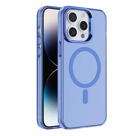 Coque Magnétique Bleu Nouveau Design Pour Apple iPhone 16 Pro Max