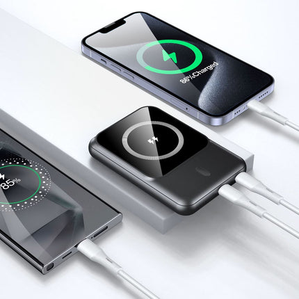 Digital Power Bank Blanc Sans Fil Magnetic TRUSMI 5000 mAh PB08-012 PD20W