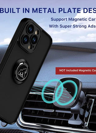 Coque Gorilla Tech Shadow Ring Noir Pour Apple iPhone 13 Pro