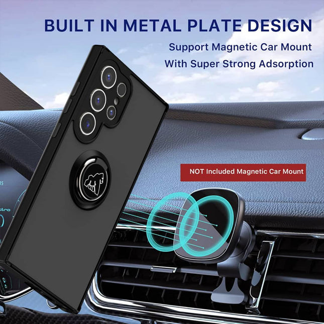 Coque Gorilla Tech  Shadow Ring Noir Pour Samsung Galaxy S21