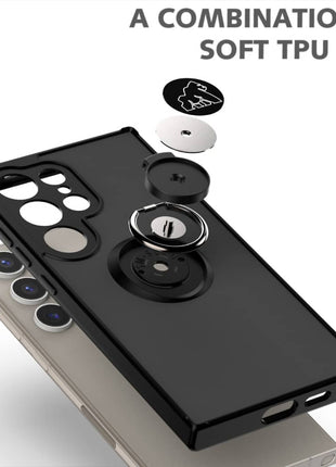 Coque Gorilla Tech  Shadow Ring Noir Pour Samsung Galaxy S10