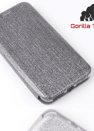 Etui 3D Glitter Book Gorilla Tech Noir Pour Apple iPhone XS Max