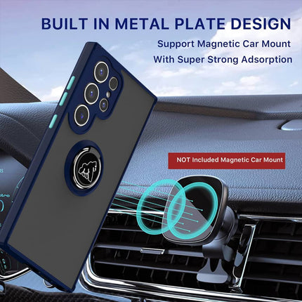 Coque Gorilla Tech Shadow Ring Bleu Pour Samsung Galaxy A35 5G