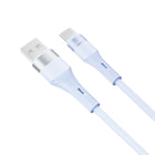 Câble En Silicone Bleu USB-To C CA34-063 En Silicone 3A