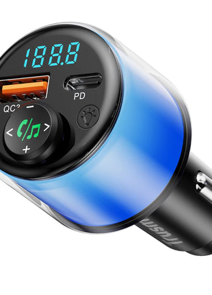 Chargeur De Voiture Rapide CC11-01 48W Transmetteur FM