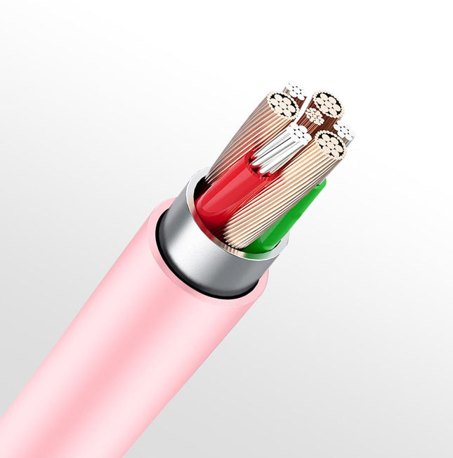 Câble En Silicone Violet CA34-062 USB A vers Type C