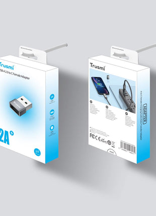 Adaptateur  CA01-04 : USB-A 2.0 Mâle vers Type-C Femelle OTG
