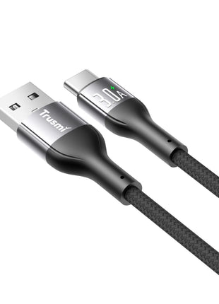 Câble CA45-11 3A  USB A to C Tressé en Alliage d'Aluminium pour LED