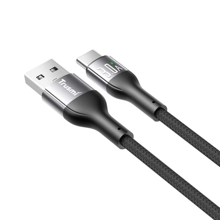 Câble CA45-11 3A  USB A to C Tressé en Alliage d'Aluminium pour LED