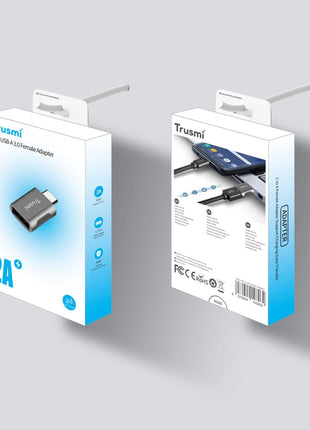 Adaptateur CA01-03 Type-C vers USB-A 3.2 Femelle Pour Charge.