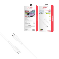 Câble De Charge Type C Vers Type-C  2A Blanc (3 Mètres)