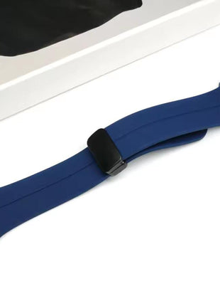 Bracelet  Silicone Bleu Pour Apple Watch Taille 44mm/45mm/46mm/49mm