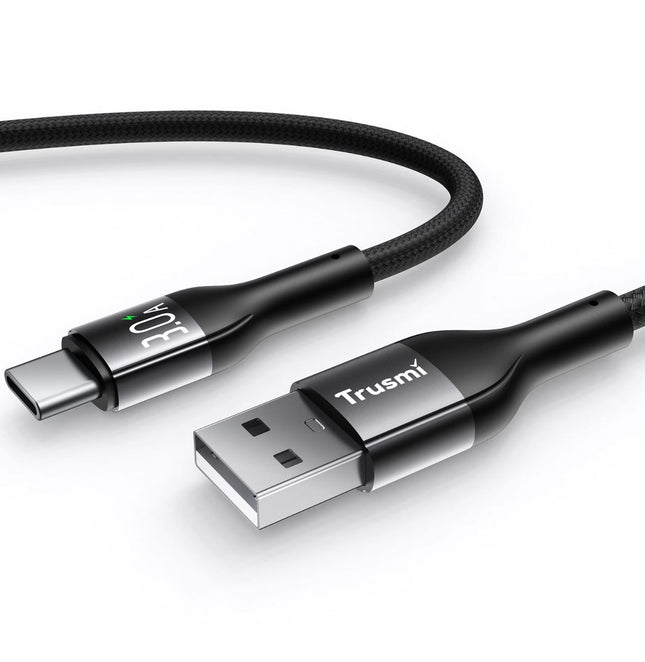 Câble CA45-11 3A  USB A to C Tressé en Alliage d'Aluminium pour LED