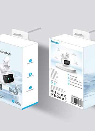 Ecouteur Bluetooth Blanc T V5.4 Semi-In-Ear Multifunction