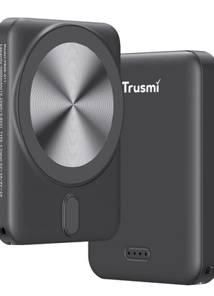 Digital Power Bank Noir  Sans Fil Magnetic TRUSMI 5000 mAh PB08-011 PD20W