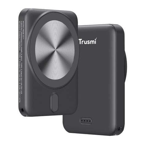 Digital Power Bank Noir  Sans Fil Magnetic TRUSMI 5000 mAh PB08-011 PD20W