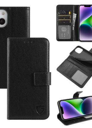 Gadget Shield Classic Book Noir – Étui Portefeuille Haut de Gamme pour Smartphone | Accessoire Mobile Pro pour  Samsung Galaxy A04S  Black