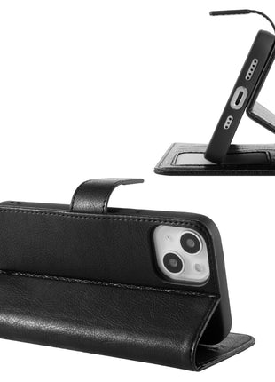 Gadget Shield Classic Book Noir – Étui Portefeuille Haut de Gamme pour Smartphone | Accessoire Mobile Pro pour  Samsung Galaxy A04S  Black