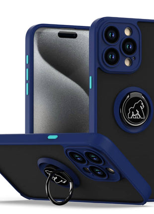 Coque Gorilla Tech  Shadow Ring Bleu Pour Apple iPhone 12 Mini (5.4")