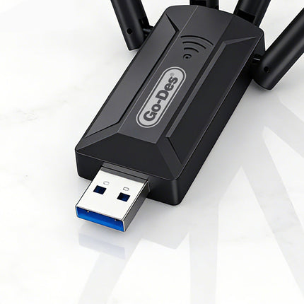 Adaptateur USB Wi-Fi 1200 Mbps Go-Des GD-WPS017