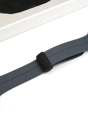 Bracelet  Silicone Gris Pour Apple Watch Taille 44mm/45mm/46mm/49mm