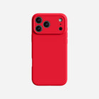 Coque en Silicone  Qualité Premium Pour Apple iPhone 17 Pro Max Rouge