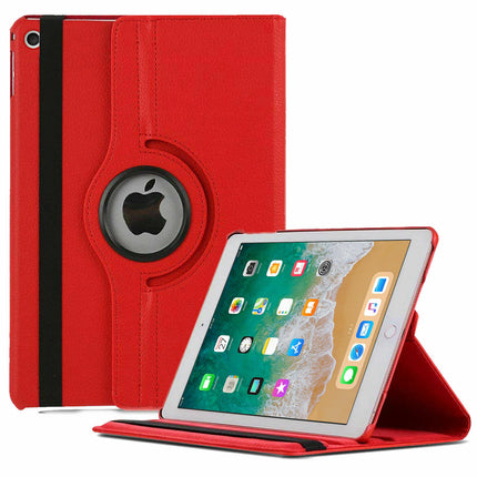 Etui 360 Rouge  Compatible Pour iPad 9.7" (2018/2017/2016/Air 2/ Air)