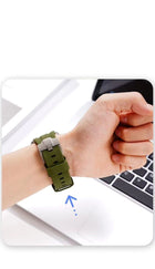Bracelet En Silicone Vert Foncé Pour Apple Watch Taille 44mm/45mm/46mm/49mm