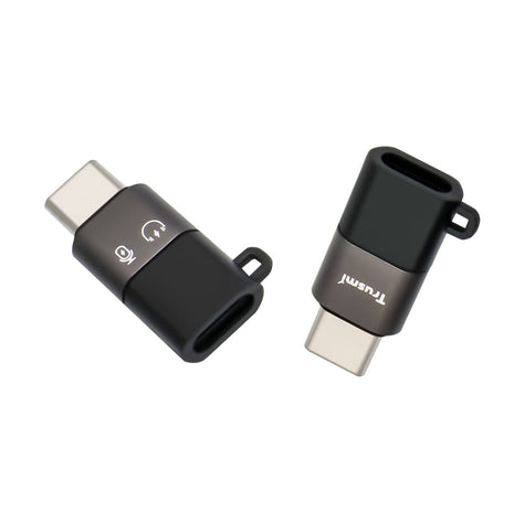 Adaptateur De Charge CA01-02  audio Type-C mâle vers L femelle Gris