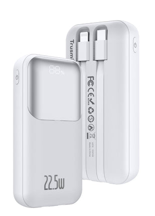 Digital Power Bank TRUSMI Blanc 10000 mAh PB06-012 PD22.5W Ultra Mini
