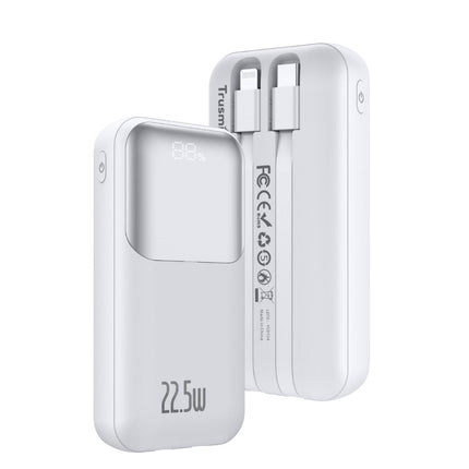 Digital Power Bank Blanc 10000 mAh PB06-012 PD22.5W Ultra Mini