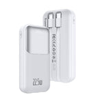 Digital Power Bank TRUSMI Blanc 10000 mAh PB06-012 PD22.5W Ultra Mini