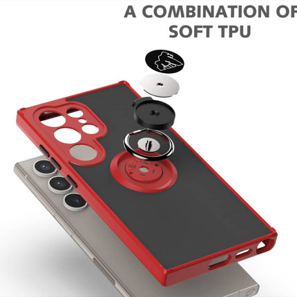 Coque Gorilla Tech  Shadow Ring Rouge Pour  Samsung Galaxy A05S