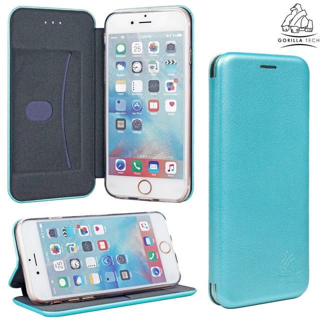 Pack de 10 Etui 3D Book Gorilla Tech Bleu Pour Samsung Galaxy S8