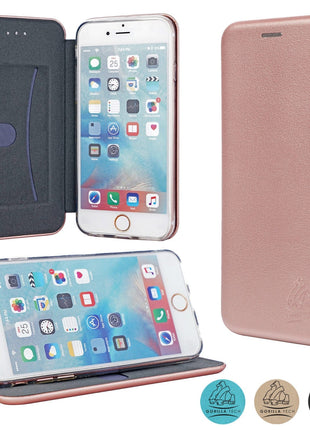 Etui 3D Book Gorilla Tech Rose Gold Pour Apple iPhone 12 Mini