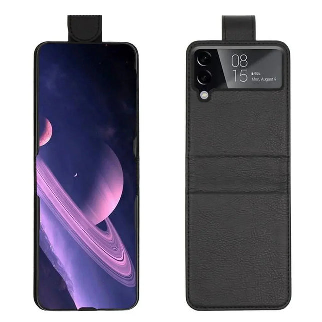 Etui en Cuir Premium Book GT Noir Pour Samsung Galaxy Z Fold 5