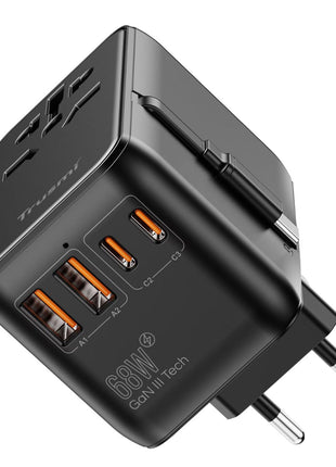 Adaptateur De Voyage Chargeur CH18-02 68W