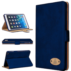 Étui  Magnetique Véritable Cuir Bleu Gorilla Tech Pour iPad Pro 12.9" (2015/2017)