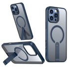 Étui MagSafe Stand Shadow Bleu Première Qualité Pour Apple iPhone 17