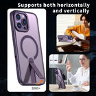 Étui MagSafe Stand Shadow Violet Première Qualité Pour Apple iPhone 17 Pro