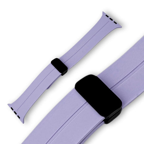 Bracelet  Silicone Violet Pour Apple Watch Taille 44mm/45mm/46mm/49mm