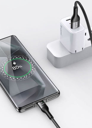 Câble CA45-11 3A  USB A to C Tressé en Alliage d'Aluminium pour LED