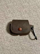 Coque De Protection Effet Cuir Marron Pour Airpod Pro 2