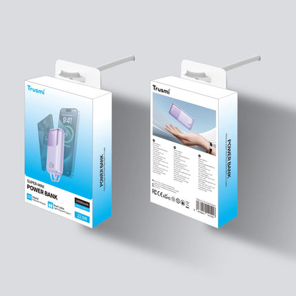 Digital Power Bank Blanc 10000 mAh PB06-012 PD22.5W Ultra Mini