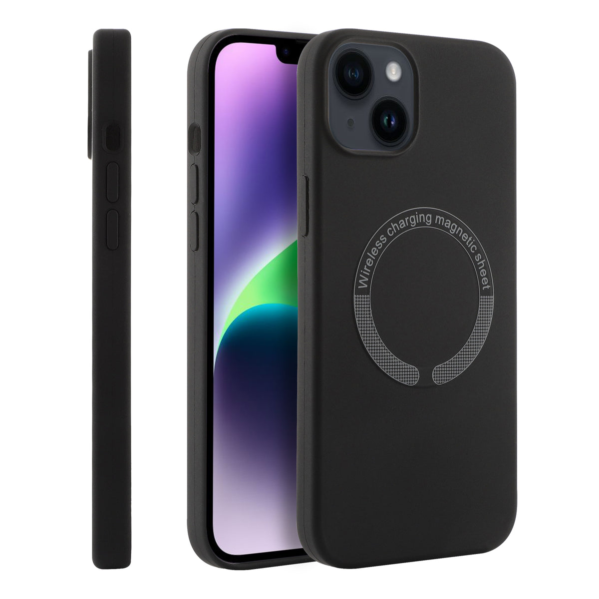 Coque En Silicone Magnetique Gorilla Tech Noir Qualité Premium Pour Apple iPhone 14 Plus